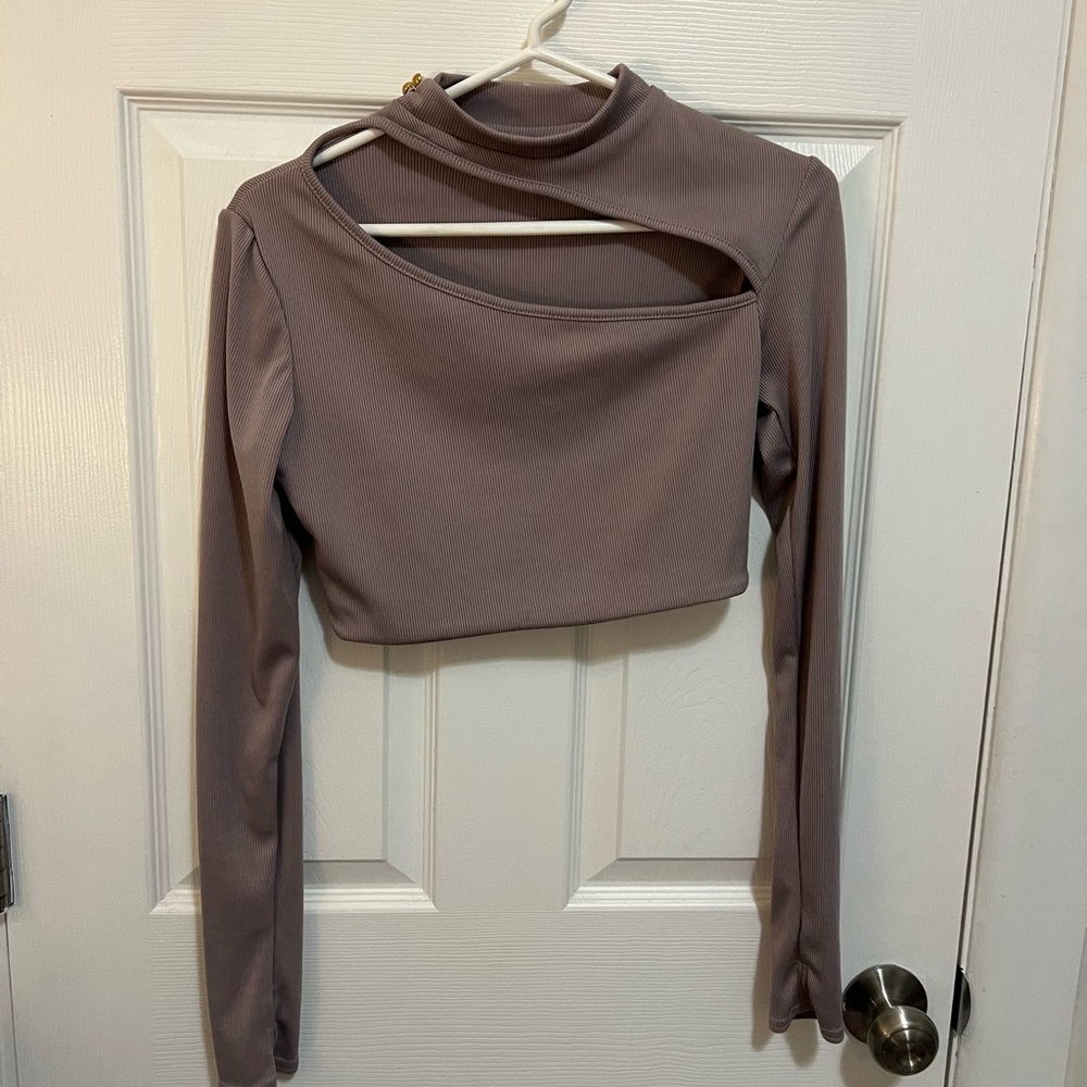 ASOS asymmetrical crop top